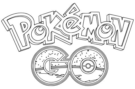 pokemon coloring page|Pokemon Go coloring page 